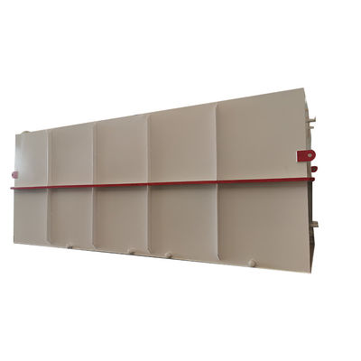 Réservoir de purification FRP intégré SS/CS pour usine de traitement des eaux usées domestiques