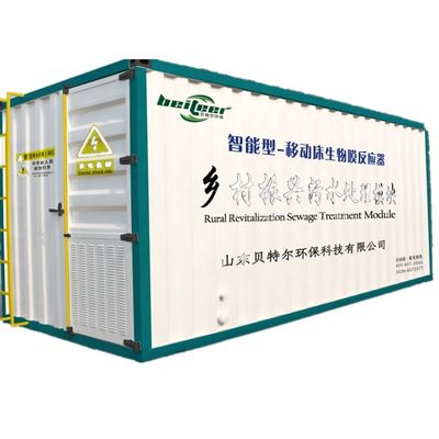 330*180*220cm MBR machine de traitement des eaux usées à nanofiltration avec composants de base