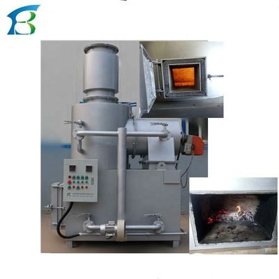 Machines de traitement des déchets médicaux pour le brûlage des masques faciaux et des vêtements de protection jetables