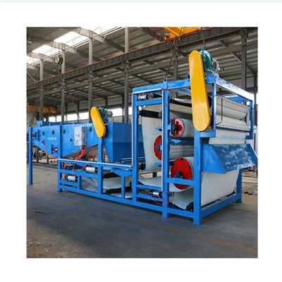 Presses à bande de filtrage en acier inoxydable pour la déshydratation des boues à grande échelle Capacité 3-25m3/h