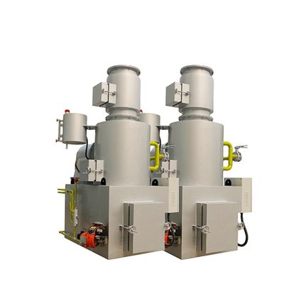 Incinérateur de volaille 900-1400 degrés Celsius Température 10 à 1000 kg par lot Capacité