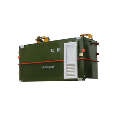Dépend de la capacité 30-200 m3/j Type de conteneur en acier rouillé Equipement de traitement des eaux usées