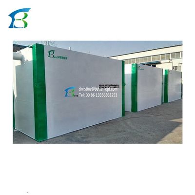 2023 MBR et méthode de boue activée équipement combiné de traitement des eaux usées de 11 kW de puissance