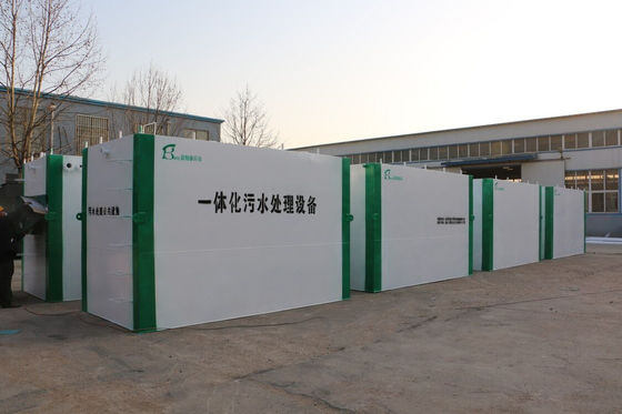 Une usine de traitement automatique des eaux usées fonctionnant 24 heures avec la technologie MBR pour le lavage de voiture