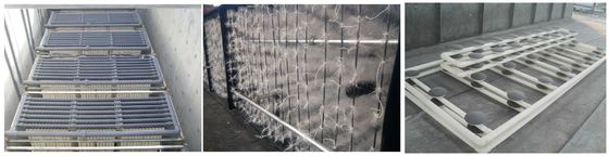 330*180*220cm Systèmes de traitement des eaux usées souterrains de type MBR pour usine de traitement de l'eau