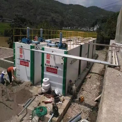 330*180*220cm Systèmes de traitement des eaux usées souterrains de type MBR pour usine de traitement de l'eau