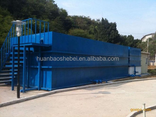 Installation de traitement des eaux usées par électrocoagulation mobile à membrane compacte de 500L/heure