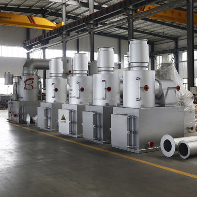 1 incinérateur de déchets ménagers de petite puissance de 10,37 kW d'une capacité d'incinération de 20 à 30 kg/heure
