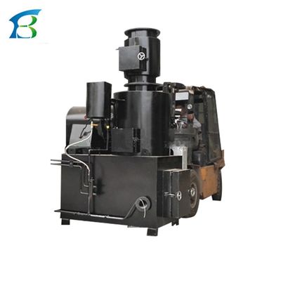 Capacité de traitement 20-500 kg/heure Incinérateur inoffensif en acier au carbone pour le corps d'animal