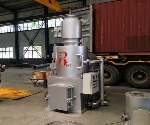 Collecteur de déchets personnalisé machine d'incinération de déchets industriels sans fumée