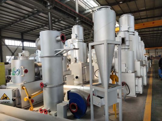 Collecteur de déchets personnalisé machine d'incinération de déchets industriels sans fumée