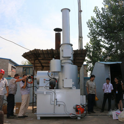 2300 kg Poids 10-500 kg/h Incinérateur sans fumée pour machines d'élimination des déchets hospitaliers