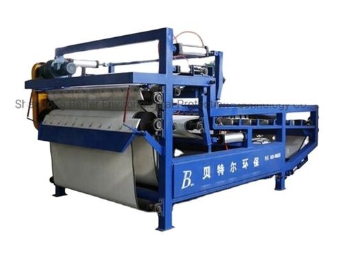 Presses à filtrage à bande de traitement de déshydratation des boues en acier inoxydable/en acier au carbone