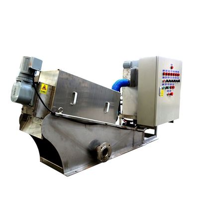 0.65kw presse à vis Volute Machine de déshydratation de boues de boues pour l'ingénierie municipale