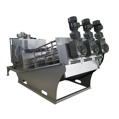 0.65kw presse à vis Volute Machine de déshydratation de boues de boues pour l'ingénierie municipale