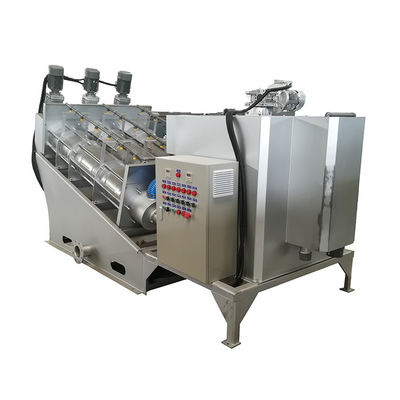 0.65kw presse à vis Volute Machine de déshydratation de boues de boues pour l'ingénierie municipale