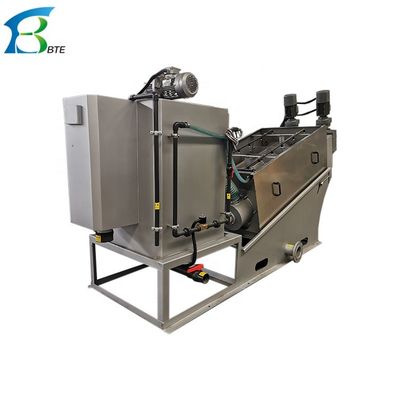 Déchets alimentaires Traitement des eaux usées Volute Machine de déshydratation des boues usine pour la maison