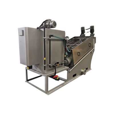 Machine à déshydratation des boues à vis de 500 kg pour les systèmes de traitement des eaux usées