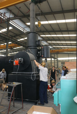 Incinérateur de déchets de plumes de poulet de 750 L/H, brûleur, machine de crémation, incinérateur pour animaux de compagnie