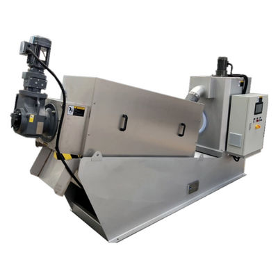 SUS304/316 Machine de déshydratation à vis à filtrage des boues d'huile de palme de casseau et de vinasse