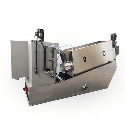 SUS304/316 Machine de déshydratation à vis à filtrage des boues d'huile de palme de casseau et de vinasse
