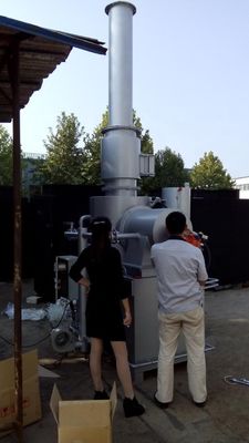 Incinérateur de déchets plastiques d'usine Équipement de protection de l'environnement Capacité 750L/h