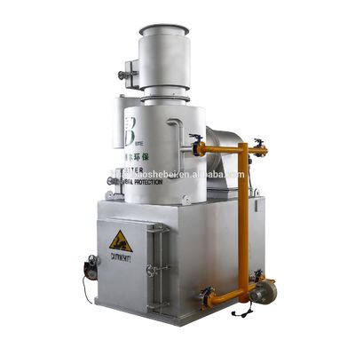 Machine de crémation d'animaux domestiques et d'animaux avec fonction de combustion des déchets au diesel/gaz naturel