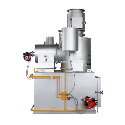 Machine de crémation d'animaux domestiques et d'animaux avec fonction de combustion des déchets au diesel/gaz naturel
