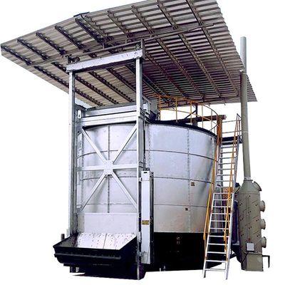 8-12 cbm par jour Niveau de sécurité élevé Machine automatique d'engrais de fermentation d'engrais de compostage