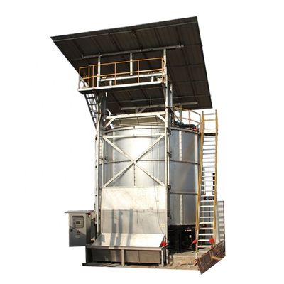 Machine de traitement du fumier de poulet de 8 à 12 m3 de capacité pour la production d'engrais