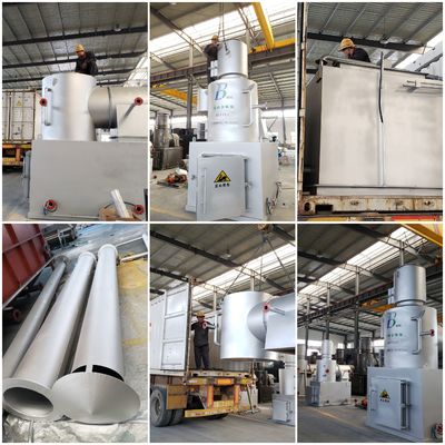 Machines de traitement des déchets avancées usine de pyrolyse des déchets plastiques incinérateur de la série WFS