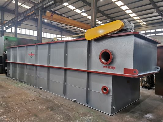 Machine automatique de flottaison de l'air dissous pour la séparation des solides et capacité 5 à 300 m3/h