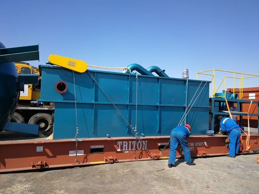 Machine automatique de flottaison de l'air dissous pour la séparation des solides et capacité 5 à 300 m3/h
