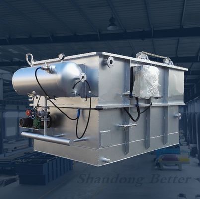 Système Daf en acier inoxydable pour la flottaison de l'air dissous dans le traitement des eaux usées industrielles