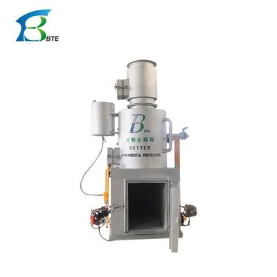 Incinérateur à taux de combustion de 10 à 500 kg par lot pour la production de cendres d'os à partir d'os de bœuf