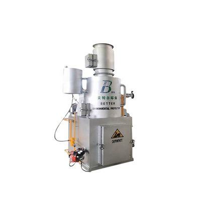 Incinérateur sans fumée personnalisé pour les animaux d'abattage de taille moyenne et petite 7,5 kW