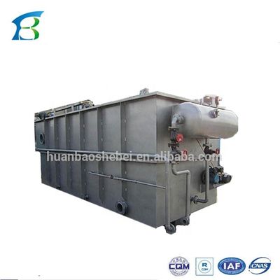 Machines de traitement des eaux usées de l'industrie à flot d'air dissous en acier inoxydable