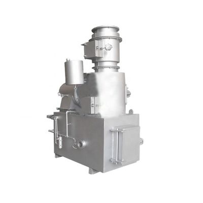 Incinérateur de déchets médicaux à gaz avec chambre de combustion secondaire et support en ligne