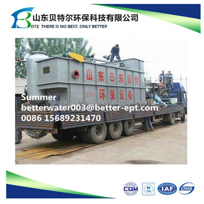10*8M Machine de recyclage de l'eau de lavage de voiture avec flotation et filtration d'air intégré