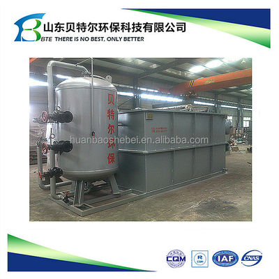 10*8M Machine de recyclage de l'eau de lavage de voiture avec flotation et filtration d'air intégré