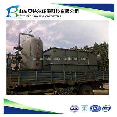 10*8M Machine de recyclage de l'eau de lavage de voiture avec flotation et filtration d'air intégré