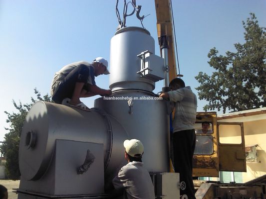 Incinérateur de la centrale de recyclage des crématoires en plastique de 2 à 13 tonnes avec brûleur d'huile diesel à gaz