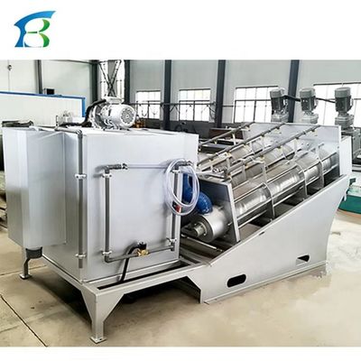 Traitement de l'eau 1 Presse A Vis Déshydrateur d'usine Presse à vis avec boîte de commande automatique