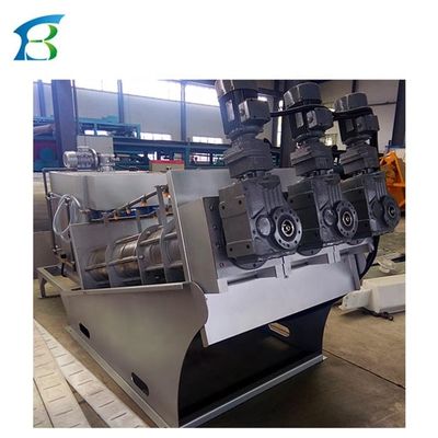 Traitement de l'eau 1 Presse A Vis Déshydrateur d'usine Presse à vis avec boîte de commande automatique