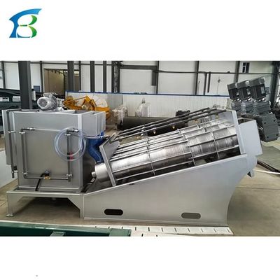 Traitement de l'eau 1 Presse A Vis Déshydrateur d'usine Presse à vis avec boîte de commande automatique