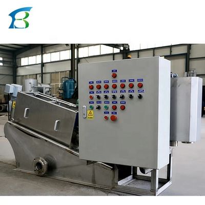 Traitement de l'eau 1 Presse A Vis Déshydrateur d'usine Presse à vis avec boîte de commande automatique