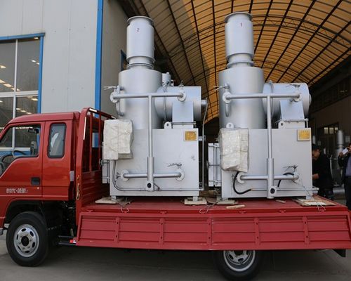 Incinérateur de gazage par plasma en acier au carbone à combustion des déchets avec briques résistantes à la chaleur