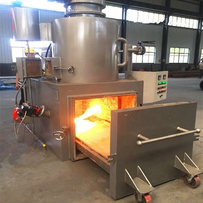 Incinérateur pour animaux de compagnie Machine de crémation sans fumée avec une capacité personnalisée de 10 à 500 kg/heure