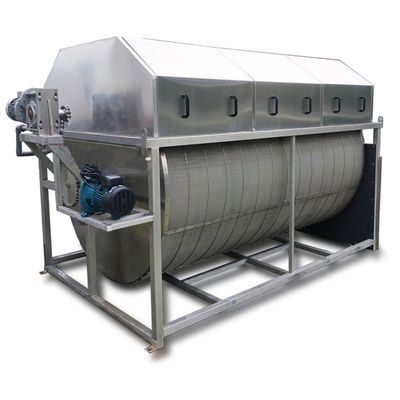 Fermes Filtre à tambour rotatif en acier inoxydable 304 316 Filtre à tambour en aquaculture